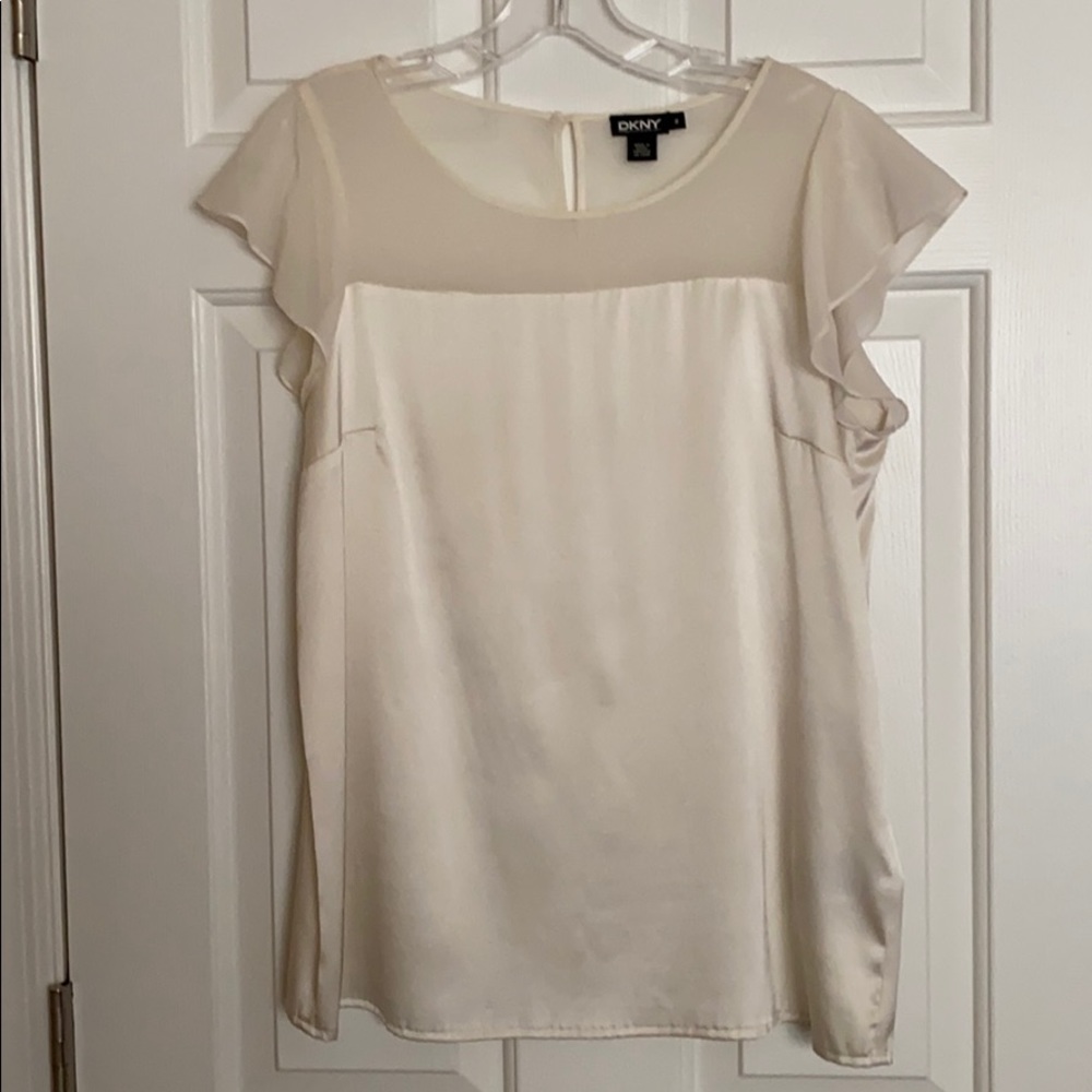 DKNY silk top